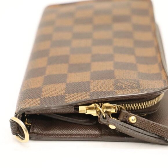 Louis Vuitton Damier Ebene Canvas Insolite Wallet w/ Louis Vuitton Agenda Cover - Picture 6 of 15